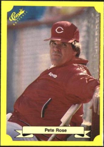 1987 Classic Travel Update Pete Rose [Yellow Back] #103 card