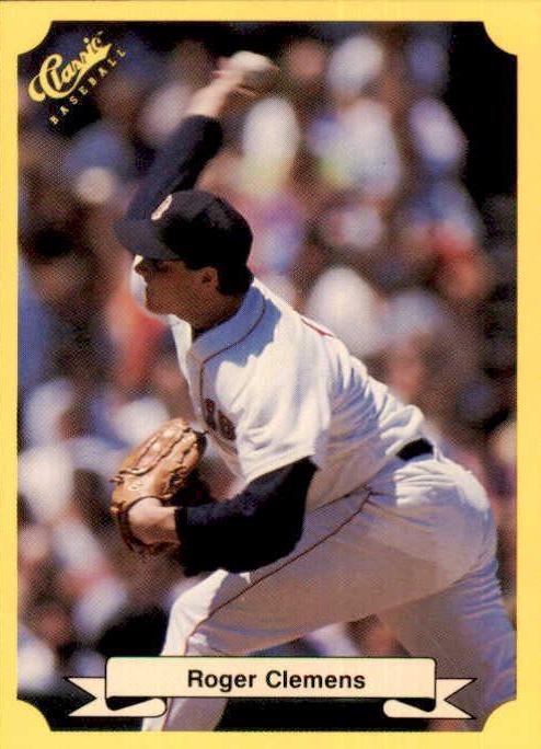 1987 Classic Travel Update Roger Clemens [Yellow Back] #114 card