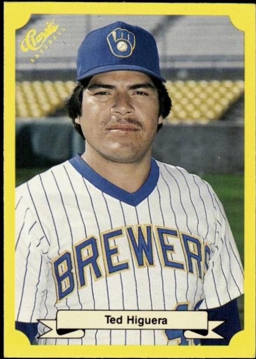 1987 Classic Travel Update Ted Higuera [Yellow Back] #147 card