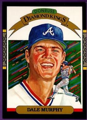 1987 Donruss Dale Murphy #3 card
