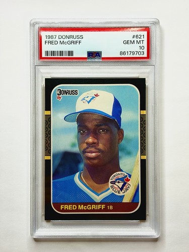 1987 Donruss Fred McGriff #621 card