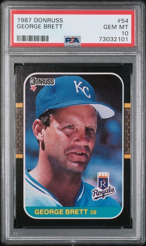 1987 Donruss George Brett #54 card