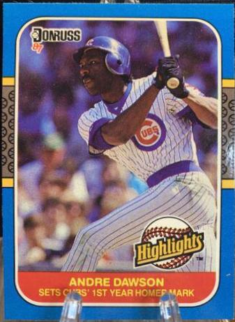 1987 Donruss Highlights Andre Dawson #28 card