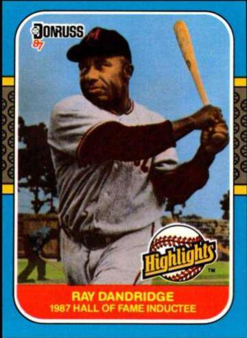 1987 Donruss Highlights Ray Dandridge #18 card