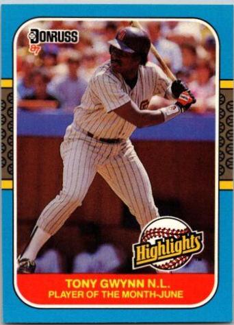 1987 Donruss Highlights Tony Gwynn #12 card