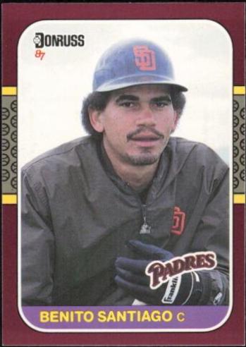 1987 Donruss Opening Day Benito Santiago #148 card