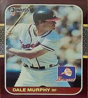 1987 Donruss Opening Day Dale Murphy #40 card