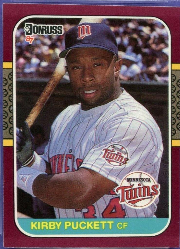 1987 Donruss Opening Day Kirby Puckett #221 card