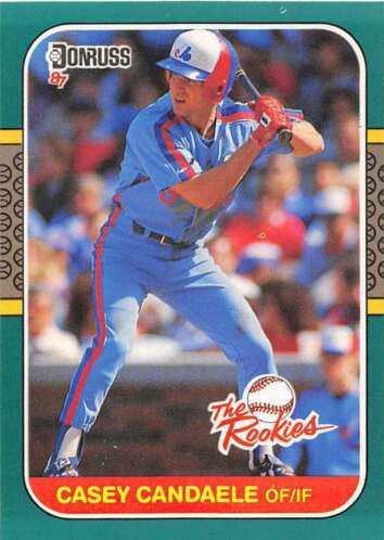 1987 Donruss Rookies Casey Candaele #33 card