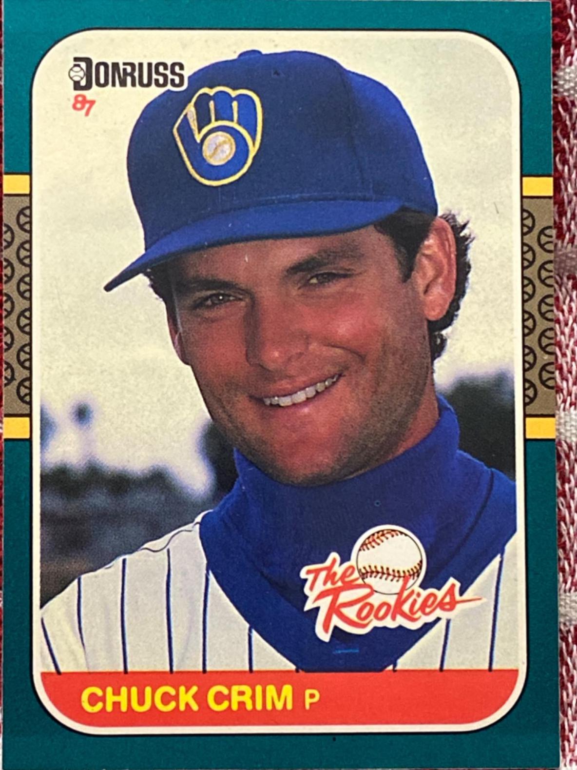 1987 Donruss Rookies Chuck Crim #18 card