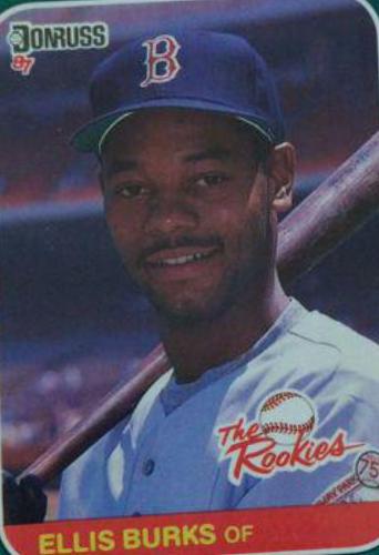 1987 Donruss Rookies Ellis Burks #5 card