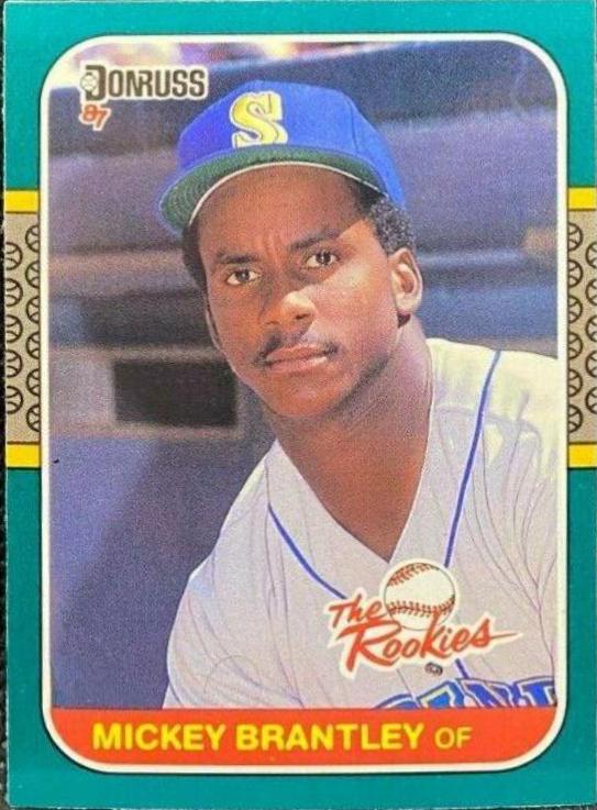 1987 Donruss Rookies Mickey Brantley #27 card