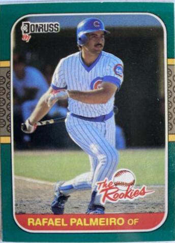 1987 Donruss Rookies Rafael Palmeiro #47 card