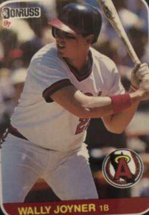 1987 Donruss Wally Joyner #135 card