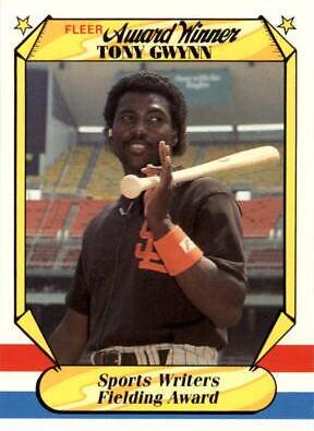 1987 Fleer Award Winners Tony Gwynn #19 card
