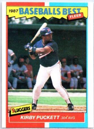 1987 Fleer Baseball's Best Kirby Puckett #31 card