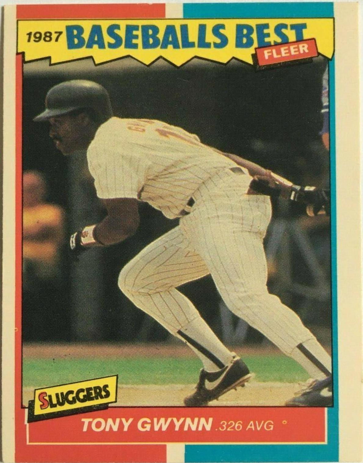 1987 Fleer Baseball's Best Tony Gwynn #17 card