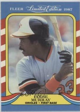1987 Fleer Limited Edition Eddie Murray #31 card