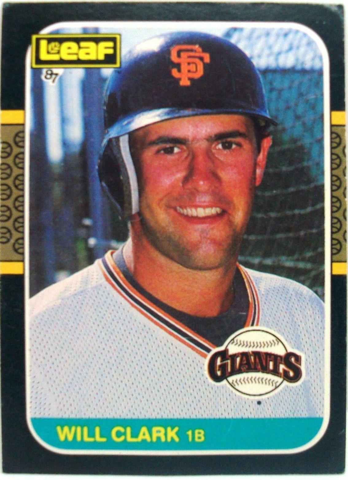 1987 Leaf Will Clark #144 card