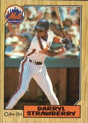 1987 O Pee Chee Darryl Strawberry #379 card