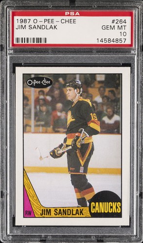 1987 O-Pee-Chee Jim Sandlak #264 card