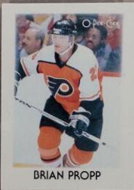 1987 O-Pee-Chee Minis Brian Propp #33 card