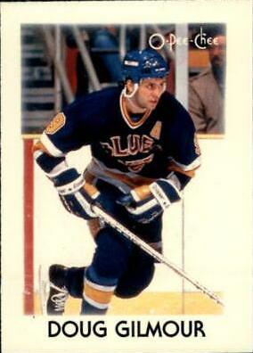 1987 O-Pee-Chee Minis Doug Gilmour #11 card