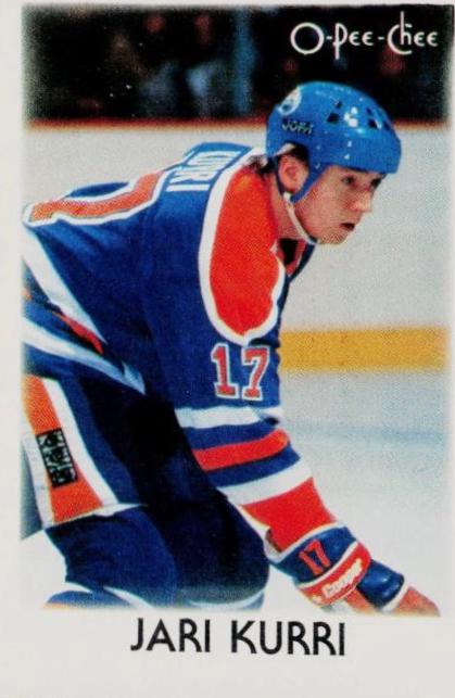 1987 O-Pee-Chee Minis Jari Kurri #21 card