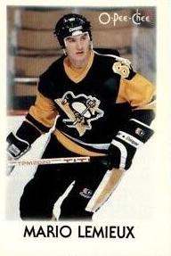 1987 O-Pee-Chee Minis Mario Lemieux #23 card
