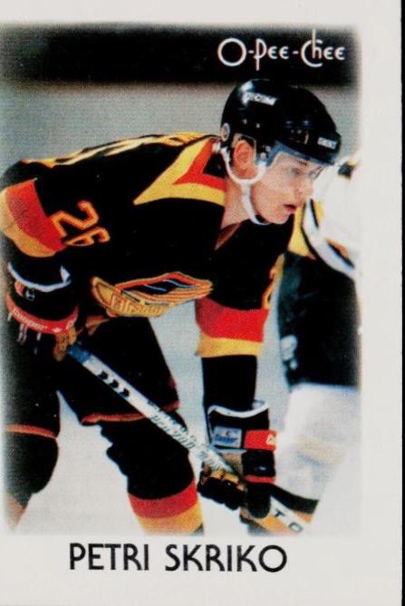 1987 O-Pee-Chee Minis Petri Skriko #40 card