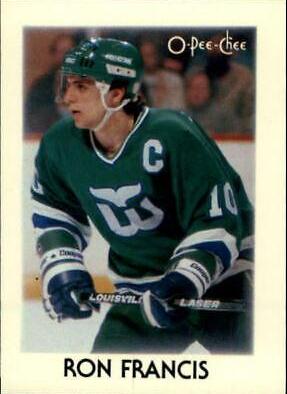 1987 O-Pee-Chee Minis Ron Francis #10 card