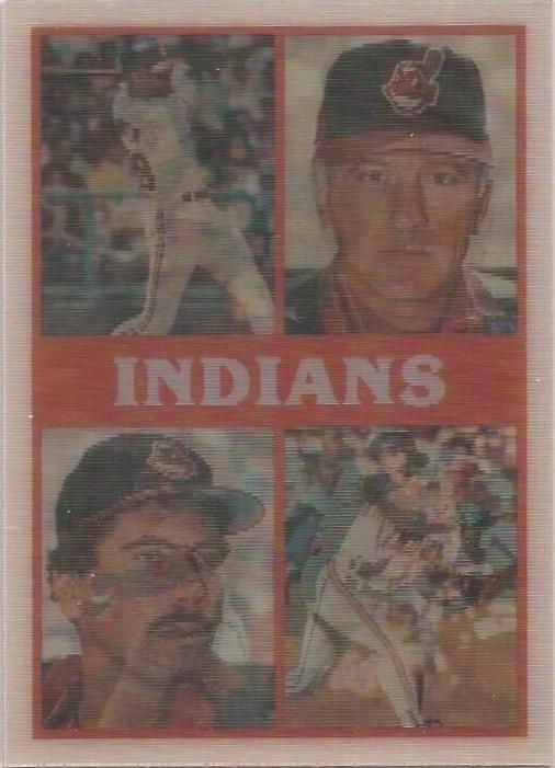 1987 Sportflics Team Previews Cleveland Indians #3 card