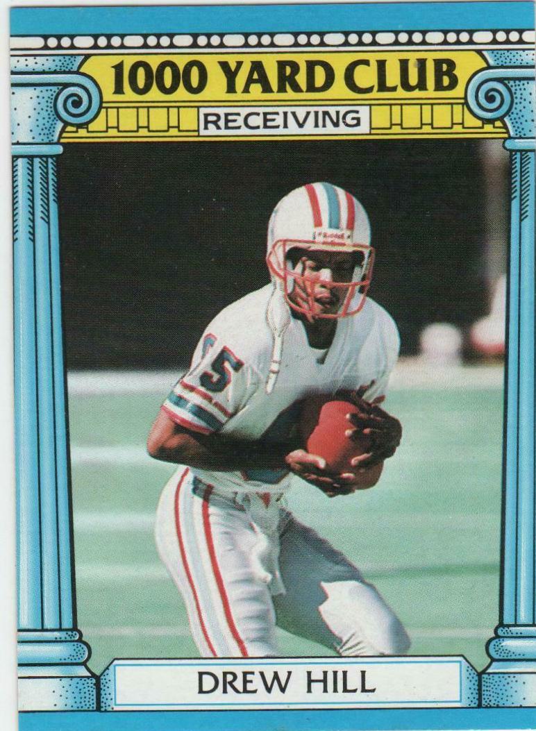 1987 Topps 1000 Yard Club Drew Hill #16 card