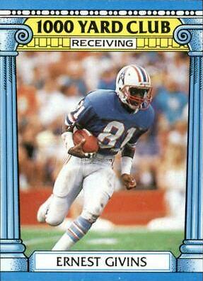 1987 Topps 1000 Yard Club Ernest Givins #20 card