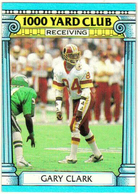1987 Topps 1000 Yard Club Gary Clark #10 card