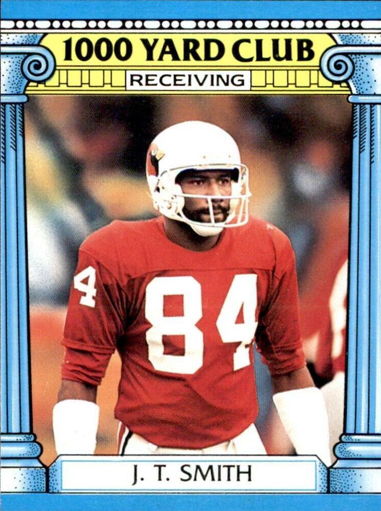 1987 Topps 1000 Yard Club J.T. Smith #23 card