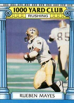 1987 Topps 1000 Yard Club Rueben Mayes #6 card