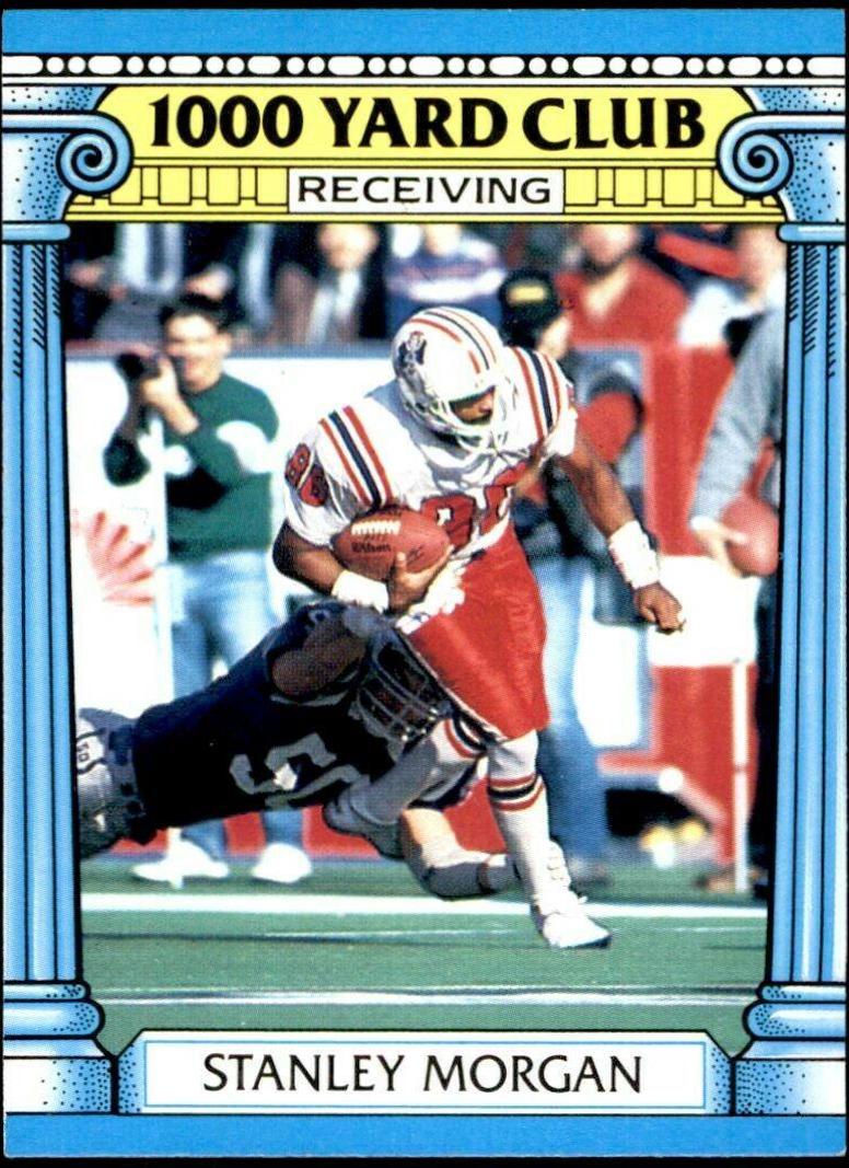 1987 Topps 1000 Yard Club Stanley Morgan #4 card