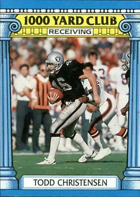1987 Topps 1000 Yard Club Todd Christensen #13 card