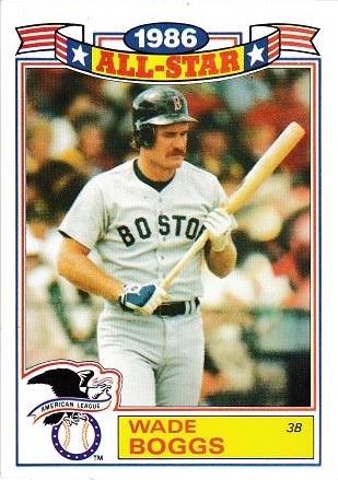 1987 Topps All Star 22 Wade Boggs #15 card