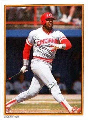 1987 Topps All Star 60 Dave Parker #17 card