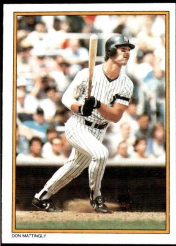 1987 Topps All Star 60 Don Mattingly #1 card