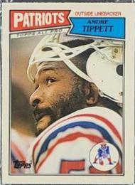 1987 Topps American UK Andre Tippett #28 card