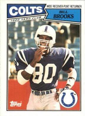 1987 Topps American UK Bill Brooks #74 card