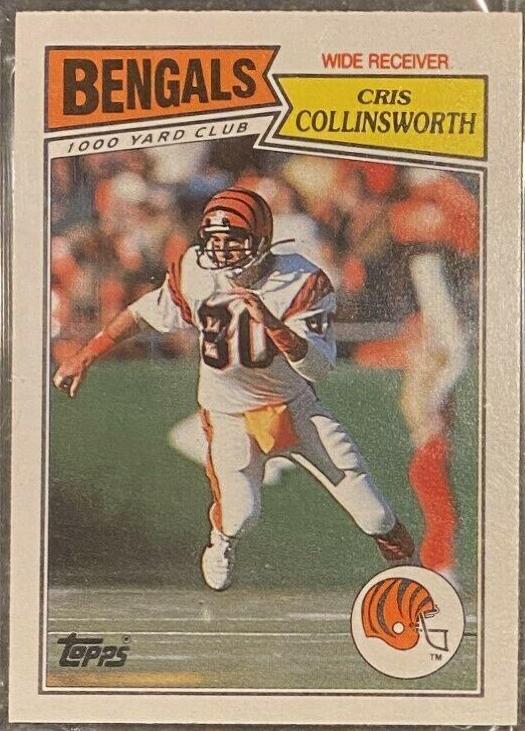 1987 Topps American UK Cris Collinsworth #45 card
