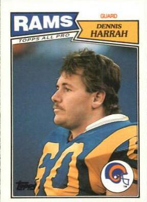 1987 Topps American UK Dennis Harrah #37 card