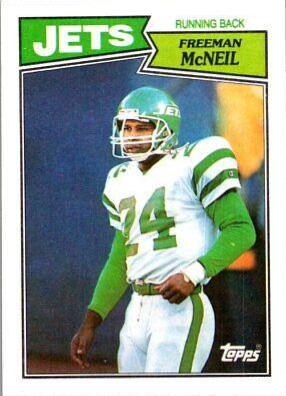 1987 Topps American UK Freeman McNeil #33 card