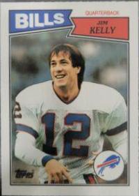 1987 Topps American UK Jim Kelly #72 card