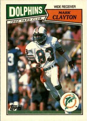 1987 Topps American UK Mark Clayton #53 card
