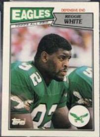 1987 Topps American UK Reggie White #61 card